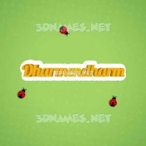 dharmendharm in Ladybugs style - 3D name wallpaper dharmendharm in Ladybugs style - 3D name wallpaper