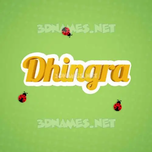 dhingra in Ladybugs style - 3D name wallpaper dhingra in Ladybugs style - 3D name wallpaper