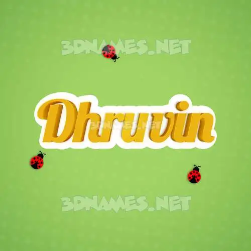 dhruvin in Ladybugs style - 3D name wallpaper dhruvin in Ladybugs style - 3D name wallpaper