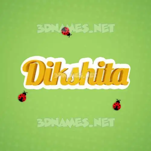 dikshita in Ladybugs style - 3D name wallpaper dikshita in Ladybugs style - 3D name wallpaper