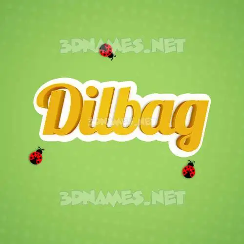 dilbag in Ladybugs style - 3D name wallpaper dilbag in Ladybugs style - 3D name wallpaper
