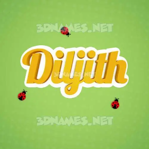 diljith in Ladybugs style - 3D name wallpaper diljith in Ladybugs style - 3D name wallpaper