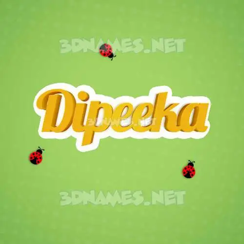 dipeeka in Ladybugs style - 3D name wallpaper dipeeka in Ladybugs style - 3D name wallpaper