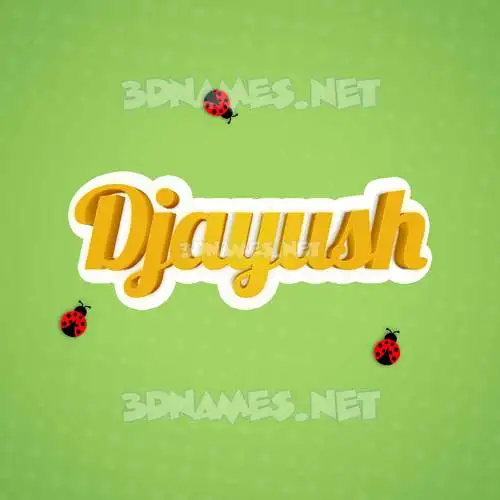 djayush in Ladybugs style - 3D name wallpaper djayush in Ladybugs style - 3D name wallpaper