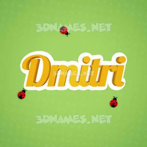 dmitri in Ladybugs style - 3D name wallpaper dmitri in Ladybugs style - 3D name wallpaper