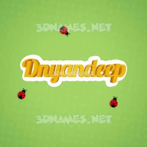 dnyandeep in Ladybugs style - 3D name wallpaper dnyandeep in Ladybugs style - 3D name wallpaper