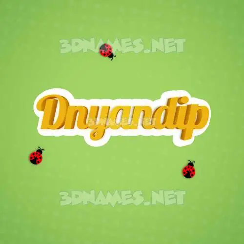 dnyandip in Ladybugs style - 3D name wallpaper dnyandip in Ladybugs style - 3D name wallpaper