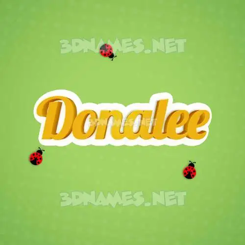 donalee in Ladybugs style - 3D name wallpaper donalee in Ladybugs style - 3D name wallpaper