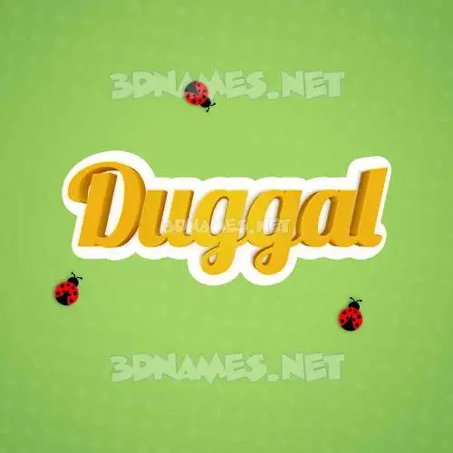duggal in Ladybugs style - 3D name wallpaper duggal in Ladybugs style - 3D name wallpaper