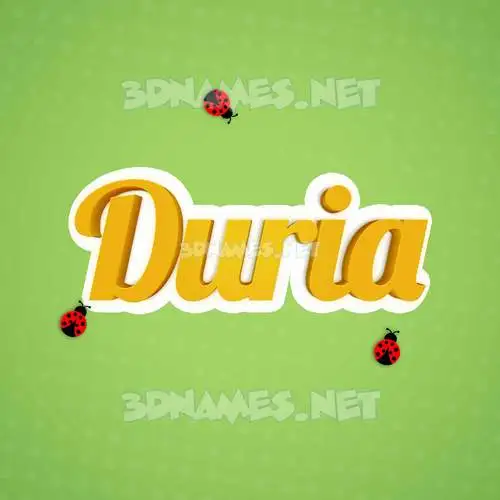 duria in Ladybugs style - 3D name wallpaper duria in Ladybugs style - 3D name wallpaper