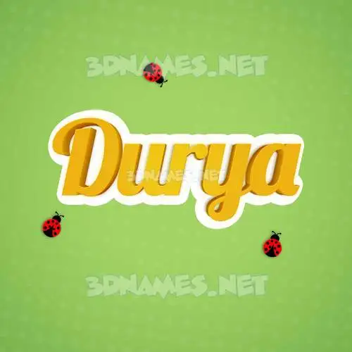 durya in Ladybugs style - 3D name wallpaper durya in Ladybugs style - 3D name wallpaper