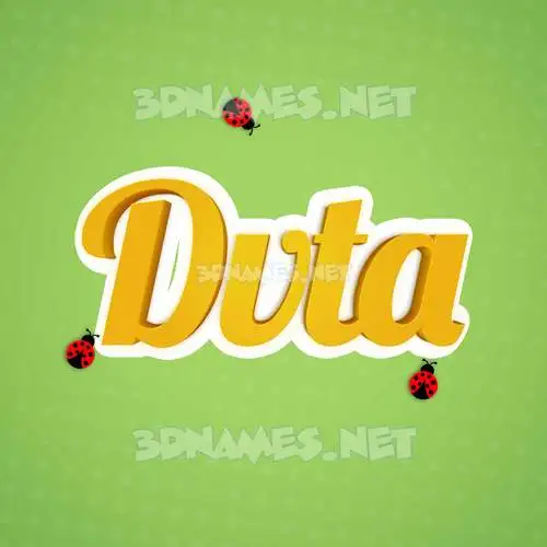 dvta in Ladybugs style - 3D name wallpaper dvta in Ladybugs style - 3D name wallpaper
