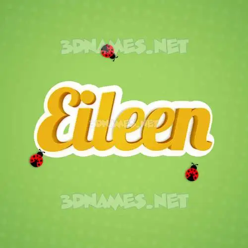 eileen in Ladybugs style - 3D name wallpaper eileen in Ladybugs style - 3D name wallpaper
