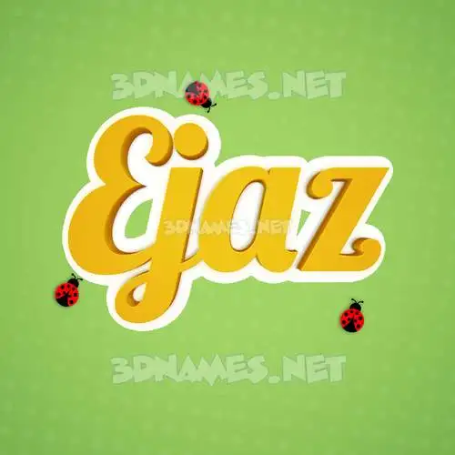 ejaz in Ladybugs style - 3D name wallpaper ejaz in Ladybugs style - 3D name wallpaper
