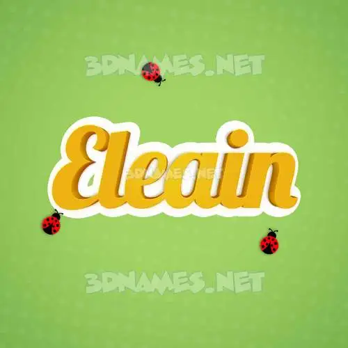 eleain in Ladybugs style - 3D name wallpaper eleain in Ladybugs style - 3D name wallpaper