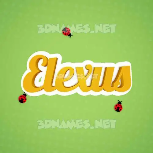 elexus in Ladybugs style - 3D name wallpaper elexus in Ladybugs style - 3D name wallpaper
