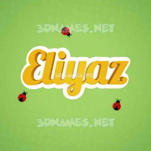 eliyaz in Ladybugs style - 3D name wallpaper eliyaz in Ladybugs style - 3D name wallpaper