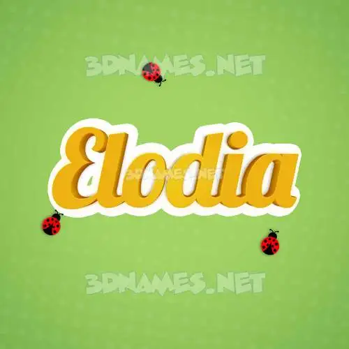 elodia in Ladybugs style - 3D name wallpaper elodia in Ladybugs style - 3D name wallpaper
