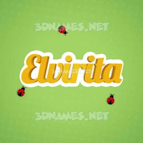 elvirita in Ladybugs style - 3D name wallpaper elvirita in Ladybugs style - 3D name wallpaper