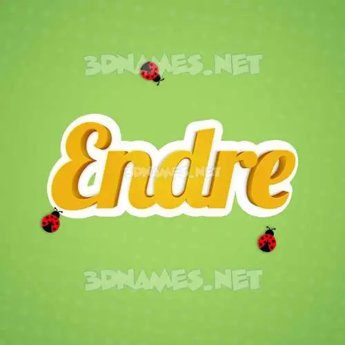 endre in Ladybugs style - 3D name wallpaper endre in Ladybugs style - 3D name wallpaper