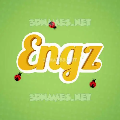 engz in Ladybugs style - 3D name wallpaper engz in Ladybugs style - 3D name wallpaper
