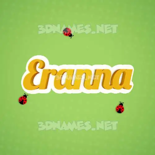eranna in Ladybugs style - 3D name wallpaper eranna in Ladybugs style - 3D name wallpaper