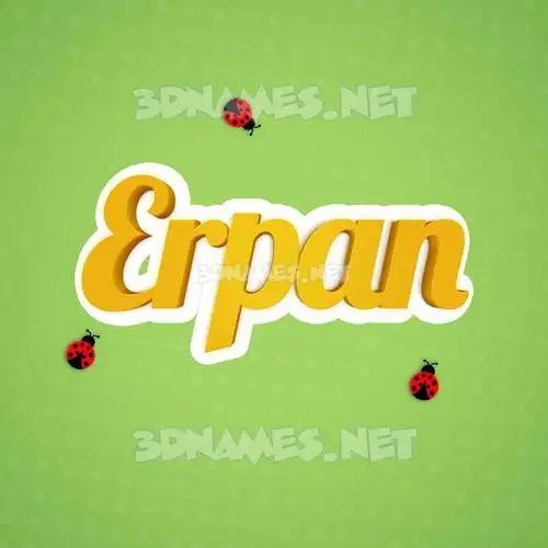 erpan in Ladybugs style - 3D name wallpaper erpan in Ladybugs style - 3D name wallpaper