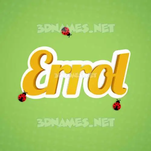 errol in Ladybugs style - 3D name wallpaper errol in Ladybugs style - 3D name wallpaper