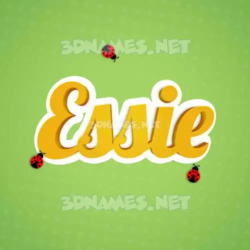 essie in Ladybugs style - 3D name wallpaper essie in Ladybugs style - 3D name wallpaper