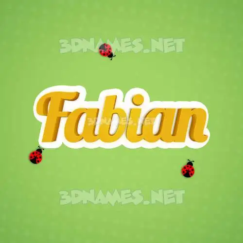 fabian in Ladybugs style - 3D name wallpaper fabian in Ladybugs style - 3D name wallpaper