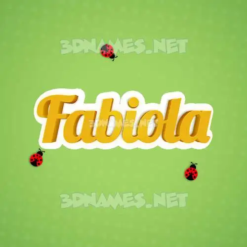 fabiola in Ladybugs style - 3D name wallpaper fabiola in Ladybugs style - 3D name wallpaper