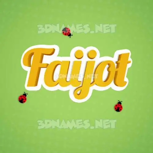 faijot in Ladybugs style - 3D name wallpaper faijot in Ladybugs style - 3D name wallpaper