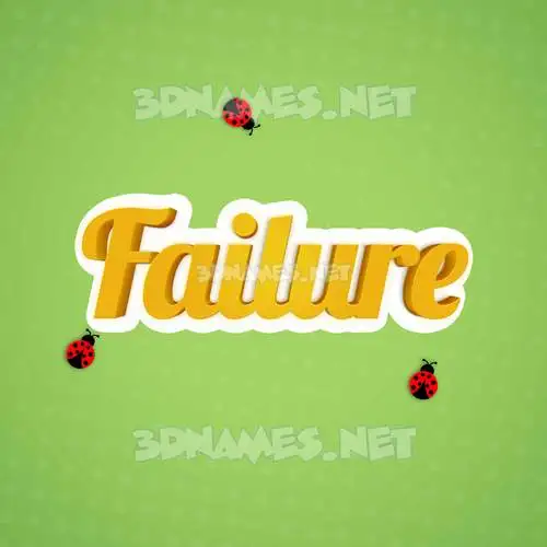 failure in Ladybugs style - 3D name wallpaper failure in Ladybugs style - 3D name wallpaper