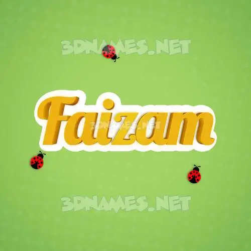 faizam in Ladybugs style - 3D name wallpaper faizam in Ladybugs style - 3D name wallpaper
