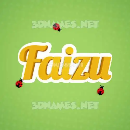 faizu in Ladybugs style - 3D name wallpaper faizu in Ladybugs style - 3D name wallpaper