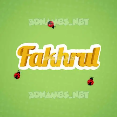 fakhrul in Ladybugs style - 3D name wallpaper fakhrul in Ladybugs style - 3D name wallpaper