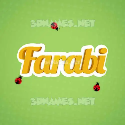 farabi in Ladybugs style - 3D name wallpaper farabi in Ladybugs style - 3D name wallpaper