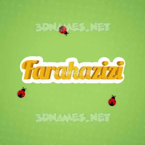 farahazizi in Ladybugs style - 3D name wallpaper farahazizi in Ladybugs style - 3D name wallpaper