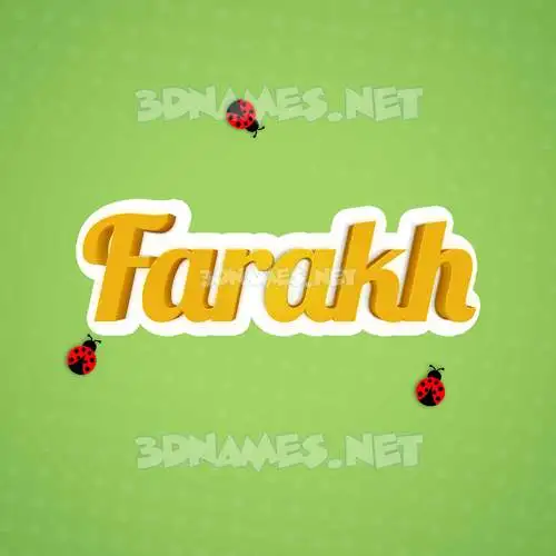 farakh in Ladybugs style - 3D name wallpaper farakh in Ladybugs style - 3D name wallpaper