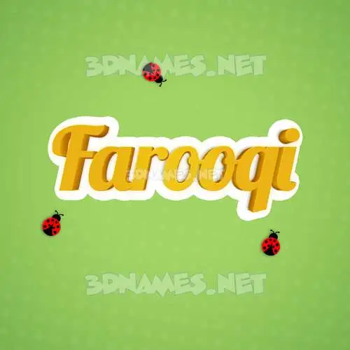 farooqi in Ladybugs style - 3D name wallpaper farooqi in Ladybugs style - 3D name wallpaper