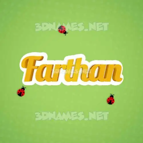 farthan in Ladybugs style - 3D name wallpaper farthan in Ladybugs style - 3D name wallpaper