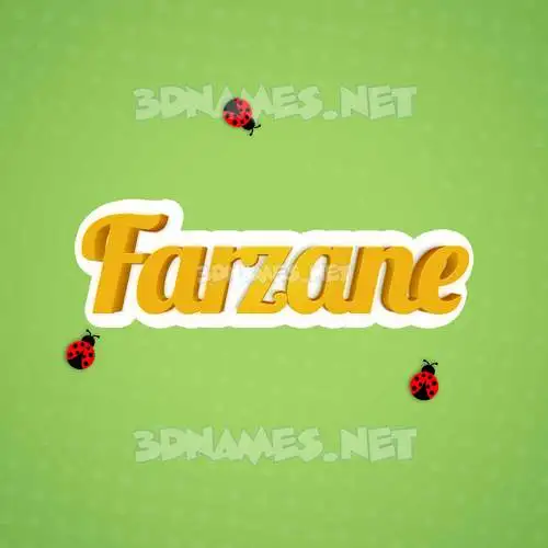 farzane in Ladybugs style - 3D name wallpaper farzane in Ladybugs style - 3D name wallpaper