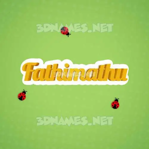 fathimathu in Ladybugs style - 3D name wallpaper fathimathu in Ladybugs style - 3D name wallpaper