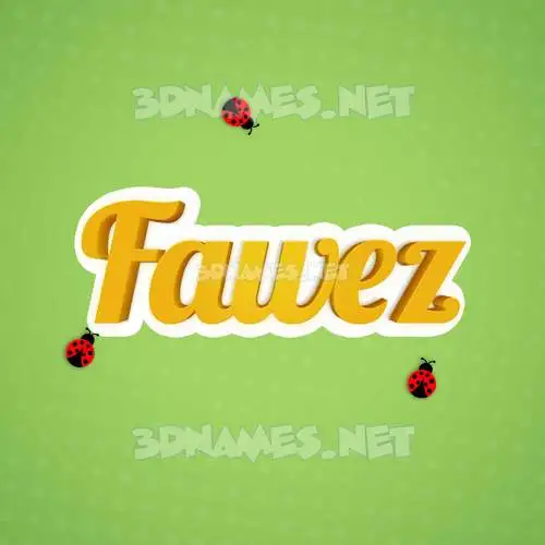 fawez in Ladybugs style - 3D name wallpaper fawez in Ladybugs style - 3D name wallpaper