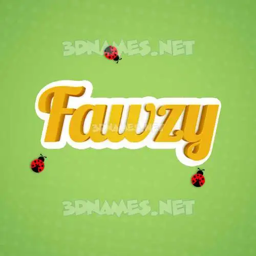 fawzy in Ladybugs style - 3D name wallpaper fawzy in Ladybugs style - 3D name wallpaper