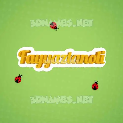 fayyaztanoli in Ladybugs style - 3D name wallpaper fayyaztanoli in Ladybugs style - 3D name wallpaper