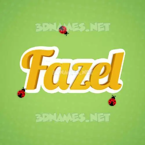 fazel in Ladybugs style - 3D name wallpaper fazel in Ladybugs style - 3D name wallpaper