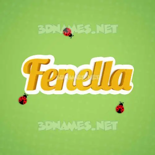 fenella in Ladybugs style - 3D name wallpaper fenella in Ladybugs style - 3D name wallpaper