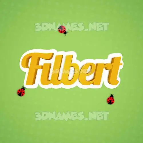filbert in Ladybugs style - 3D name wallpaper filbert in Ladybugs style - 3D name wallpaper