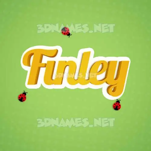 finley in Ladybugs style - 3D name wallpaper finley in Ladybugs style - 3D name wallpaper